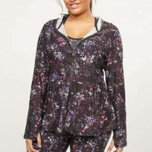 LANE BRYANT LIVI ACTIVE LONG SLEEVE WORKOUT JACKET SIZE 18/20